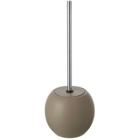 Porte brosse WC en céramique et acier gris tourterelle Ligne Oslo Feridras