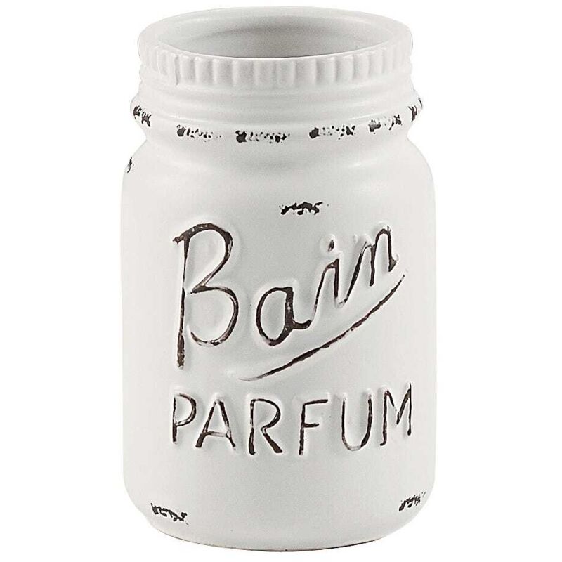 Porte-Brosses à Dents à Poser Verre En Céramique Blanche Cindy