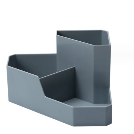 Porte-brosses à dents gris-bleu, étagère de rangement pour salle de bain, multifonction
