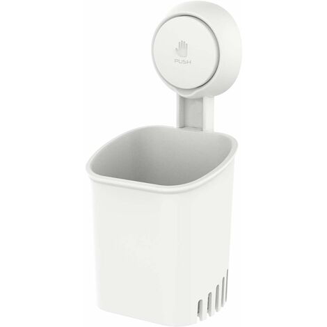 Porte-brosses à dents Porte-brosse à dents Ventouse Porte-brosse à dents mural sans perçage et amovible Porte-brosse à dents de douche Porte-rasoir étanche pour salle de bain et porte-vaisselle pour