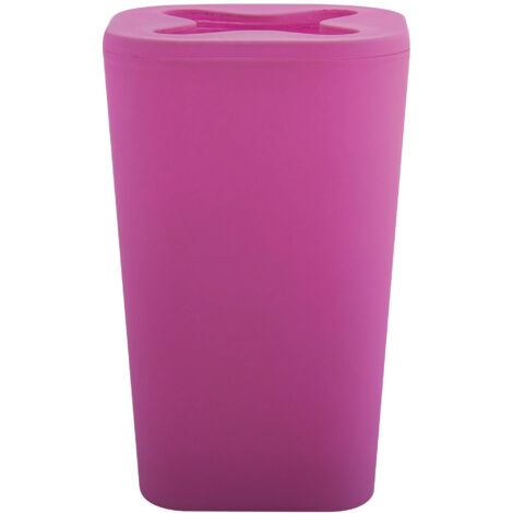 Porte Brosses à Dents PS & Caoutchouc Soft Touch Violet MSV