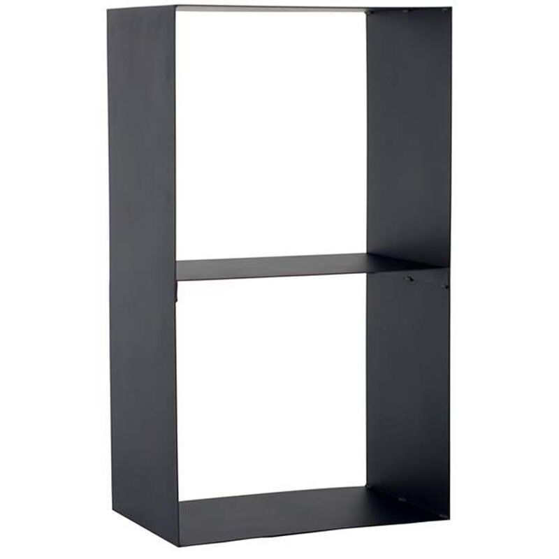 Porte-bûches 2 étages en acier Lublin