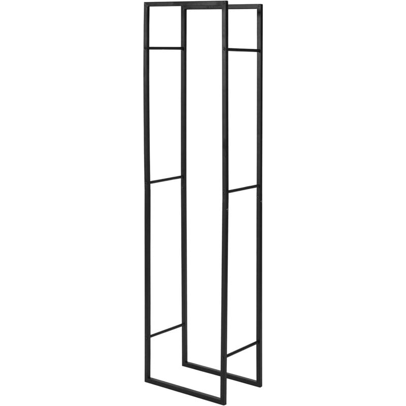 Sobuy - Porte-Bûches de Cheminée Range-Bûches Solide en métal Support pour Bois de Chauffage Grande Capacité - 45 x 30 x 170 cm SDA03-SCH