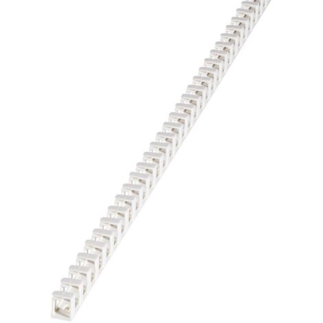 Porte-câble 11 mm (max) HellermannTyton Heladuct Flex10 164-11008 blanc 1 pc(s) S14082