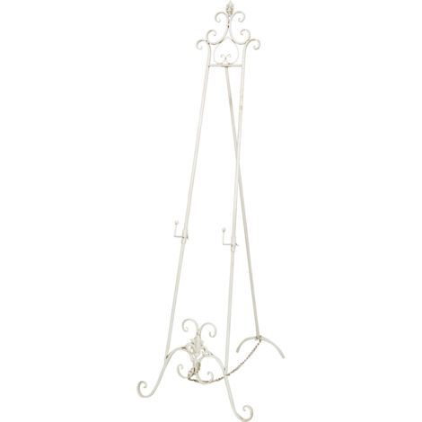 Porte cadre en fer forgé finition rouille patinée L53xPR96xH150 cm