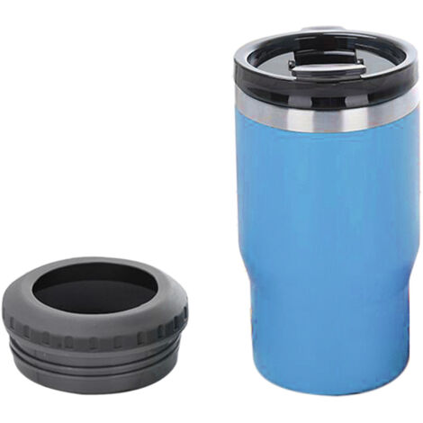 Porte-canette isotherme en acier inoxydable 304, 14 oz, bleu ciel, pour extérieur et voiture