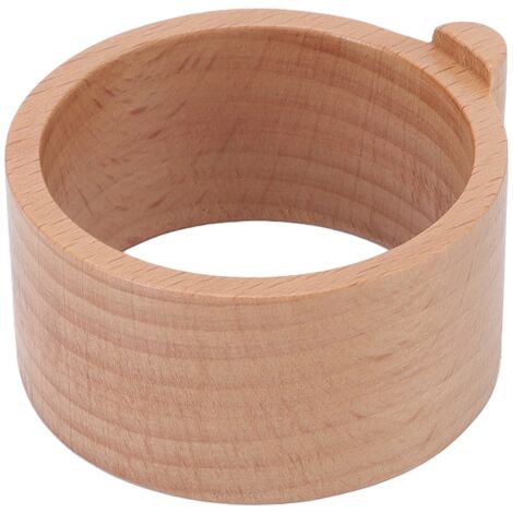 Porte-capsules rechargeable en bois de hêtre pour café Vertuo, étanches avec couvercle en aluminium