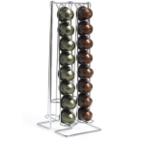 Porte-capsules x32 chromé - 5five