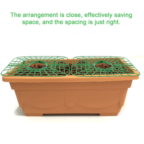 Porte-Carreau pour Fraises et Fruits  Support en Plastique Vert Anti-Corrosion  20x25 cm  Hauteur Idéale, Facile à Installer  Unité (1 Support)