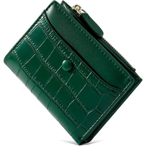 Porte-cartes à motif de pierre de mode pour femme (vert),
