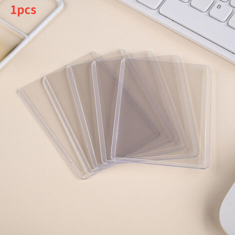 Porte-cartes de jeu de société, protection pour cartes de commerce, de Football, de basket-ball, de Sport, 3x4 pouces, 35pt,1Pcs white light