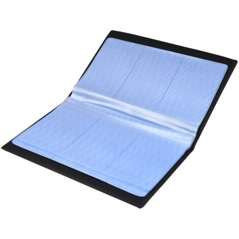 Porte-cartes De Visite Professionnel Classeur En Faux Cuir 100 Places
