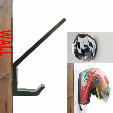 porte-casque moto tête de mort - système de suspension mural pour porte- casque 
