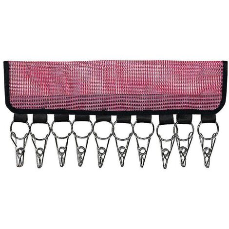 Porte-casquettes et organisateur mural - Rose rouge, lot de 1
