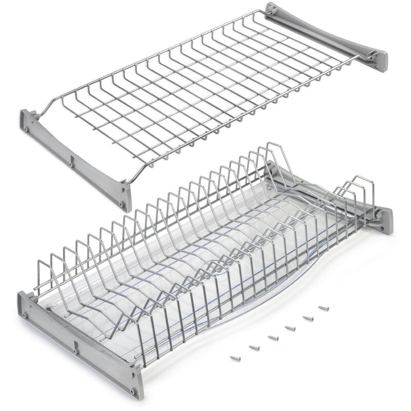 Egouttoir pour meubles hauts Suprastar, module 700mm, Acier, Peint alu. - Emuca