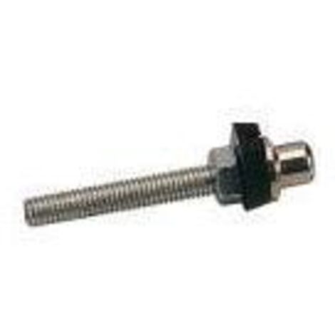PORTE CHAINETTE LAITON CHROME AVEC ECROU