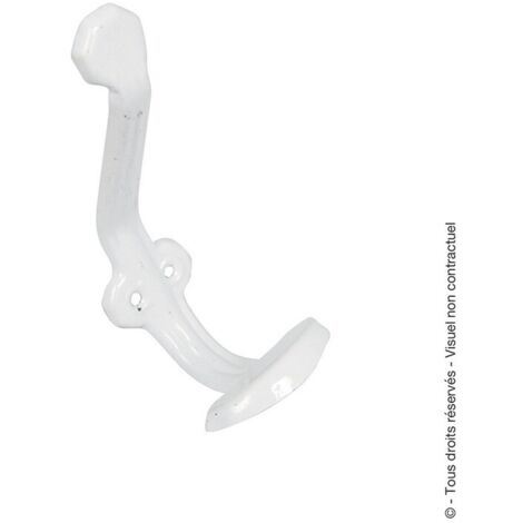 Porte-chapeau embouti Blanc