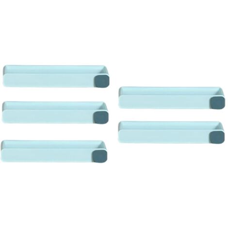 Porte-chaussons mural pour salle de bain, sans perçage, bleu clair