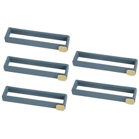 Porte-chaussons mural pour salle de bain, sans perçage, bleu foncé
