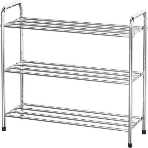 Porte - chaussures en métal pour ranger les chaussures - peut contenir jusqu'à 9 - 12 paires de chaussures