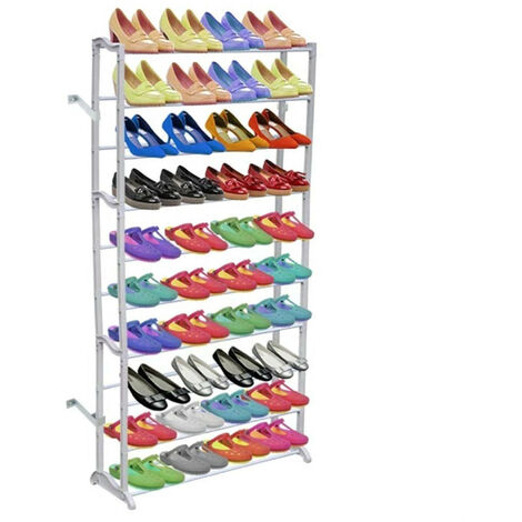 Porte-chaussures - Étagère à chaussures avec 10 étages
