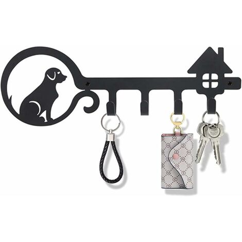 porte clef murale chien