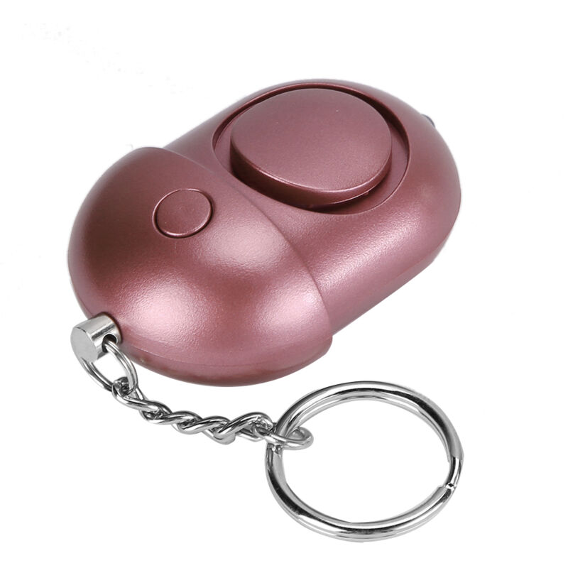 Rapanda - Porte-clés 130dB alarme personnelle alarme de sécurité d'auto-défense d'urgence avec lumière clignotante or rose