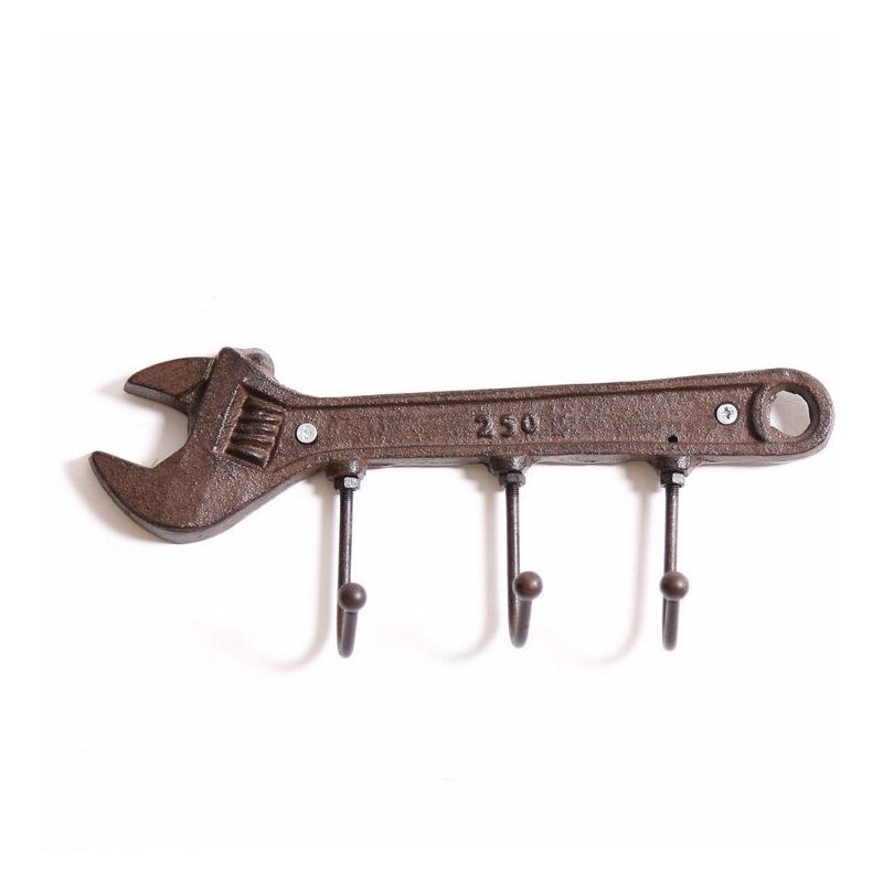 Fei Yu - Porte-clés antique, clé à molette, crochet triple paroi