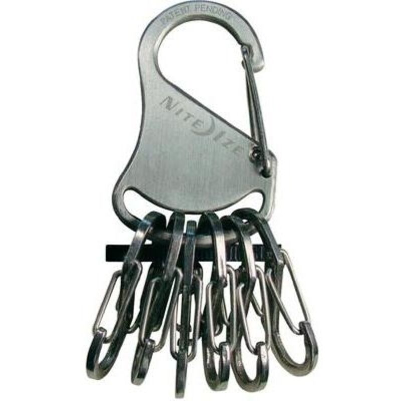 Mousqueton pour clé Nite Ize NI-KRS-03-11 argent 1 pc(s)