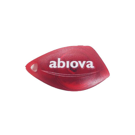 Porte-clés badge utilisateur pour serrure électronique de meuble - Décor : Rouge - Matériau : Plastique - ITAR
