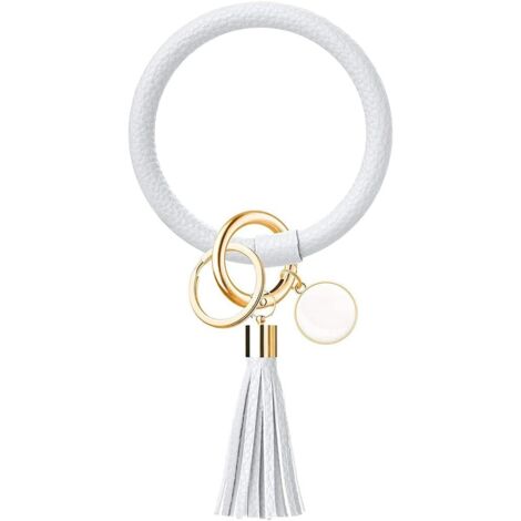 Porte-clés, bracelet, bracelet (blanc)
