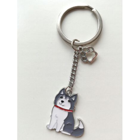 PORTE-CLÉS CHIEN PORTE-CLÉS CHIEN HUSKY