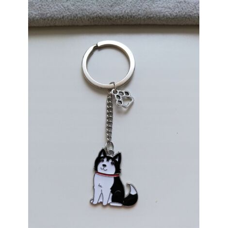 PORTE-CLÉS CHIEN PORTE-CLÉS CHIEN HUSKY