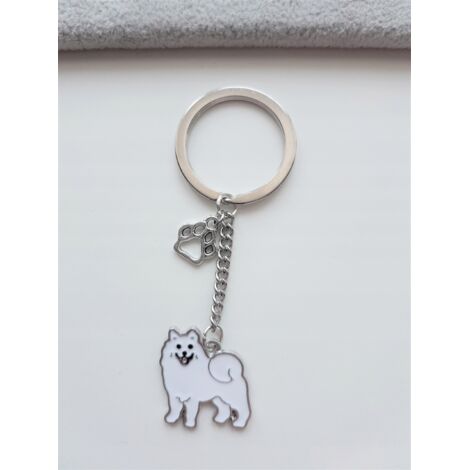 PORTE-CLÉS CHIEN SAMOYÈDE AKITA