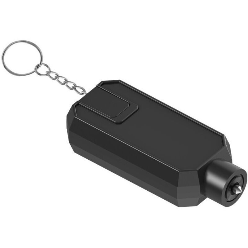 Porte-clés d'urgence multifonctionnel avec marteau de sécurité et brise-vitre de voiture, tête en acier