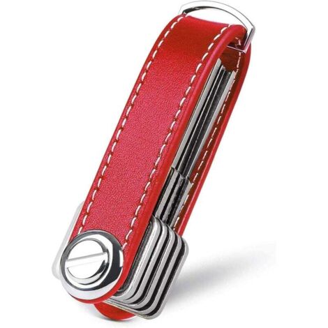 Porte-clés en Cuir Porte-clés Homme détachable Porte-clés Porte-clés Intelligent de Poche. boîte-Cadeau stylée (Peut accueillir 10 à 12 clés Multiples)