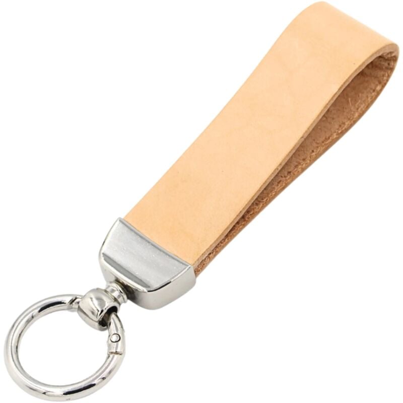 Porte-clés en cuir PREMIUM avec fermoir, grand, solide, fermoir léger