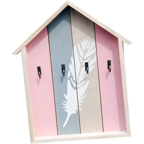 Porte-clés en palissandre, boîte à clés, porte-clés mural pour la maison, bois - AquaForge