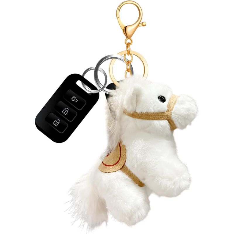 Porte-clés en peluche Figurines à collectionner pour la nouvelle année 2026, adorable porte-clés en peluche de 10 cm Pour femmes, famille, petite