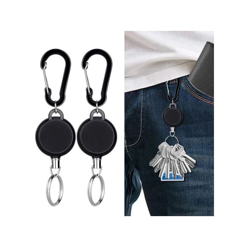 Porte-clés extensible en 2 parties