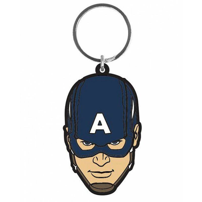 Porte clés gomme Captain America