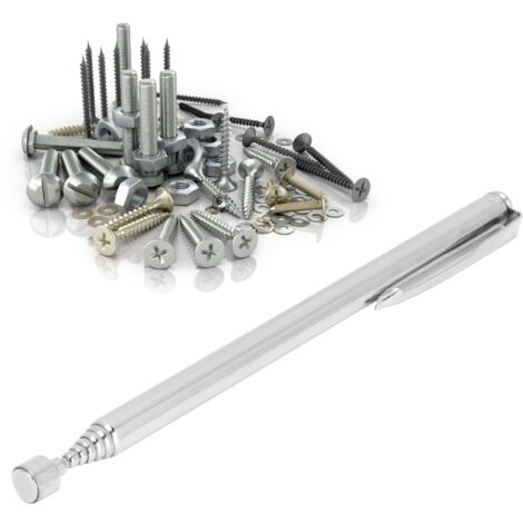 Porte-clés magnétique - Pickup Pen - Picker Tools avec clip argenté