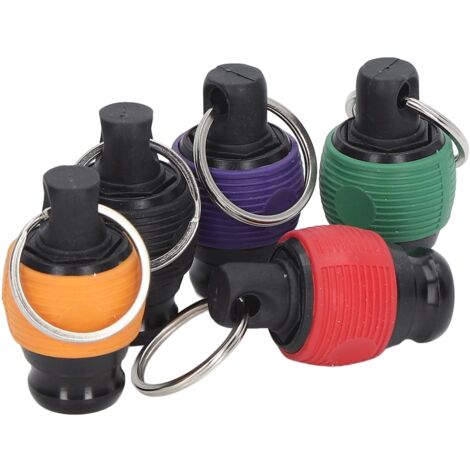 Porte-clés multifonction avec 6 embouts tournevis et support douilles 1/4 pouce, idéal pour outils de bricolage extérieur