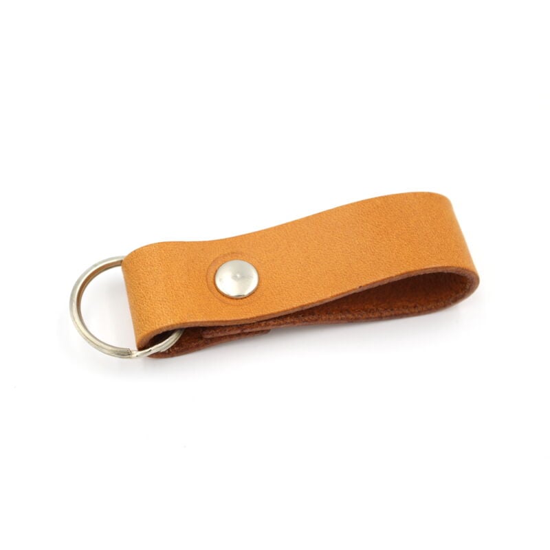 Porte-clés, Porte-clés, Cuir, Cognac, Arbre Noir, Pendentif Clé