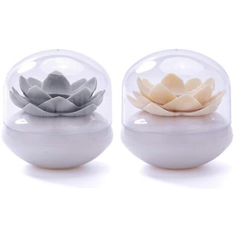 Porte-coton-tiges Lotus, porte-cure-dents, seau de rangement