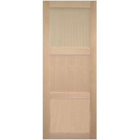 Porte Coulissante Ken chene 3 panneaux H204 X L83