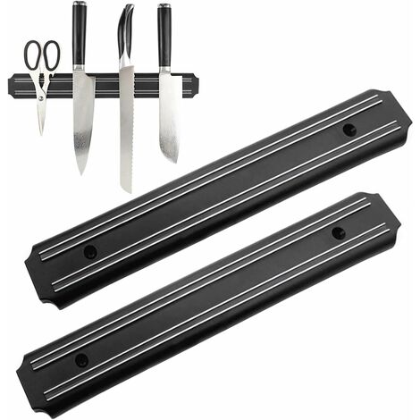 Barre Magnétique pour Couteaux Barre à Couteaux Aimantée 50 x 3.4 x 1.5cm  Porte Couteau