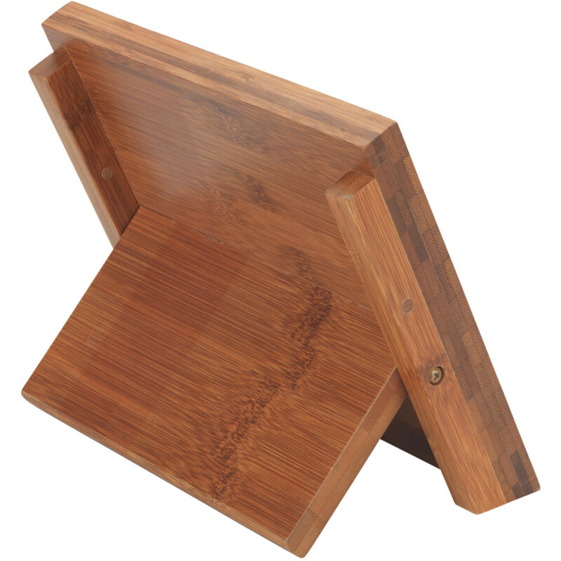 Porte couteaux magnétique WENKO Mesina bambou 23 cm marron support couteaux en bambou range-couteaux magnétique porte-couteaux design organisateur