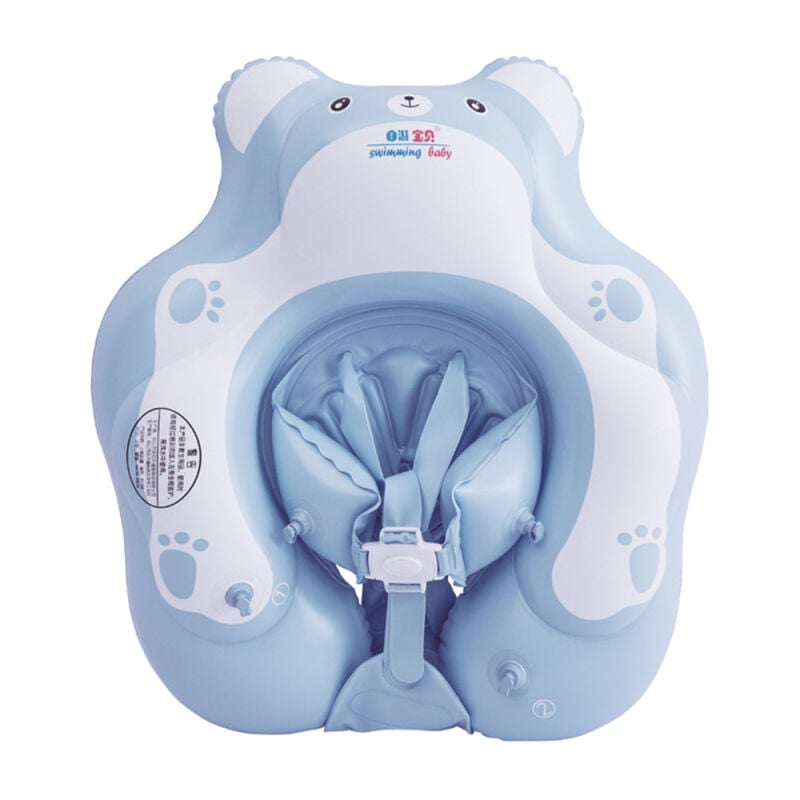 LIFCAUSAL Bouée Gonflable Bébé avec Siège Intégré Flotteur Éducatif Natation 6-30 Mois Design Animé pour Garçons et Filles (Piscine/Plage)