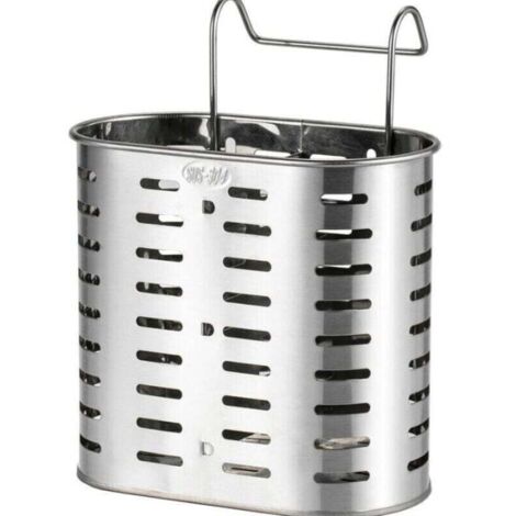 Porte-couverts de cuisine en acier inoxydable 304 porte-baguettes porte-baguettes suspendu vertical panier de rangement